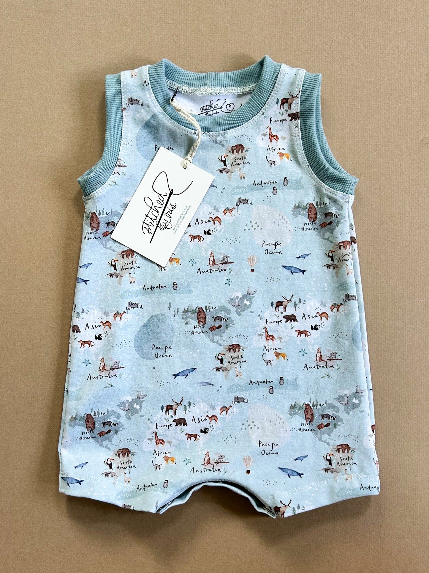3-6M Tank Romper (travel)