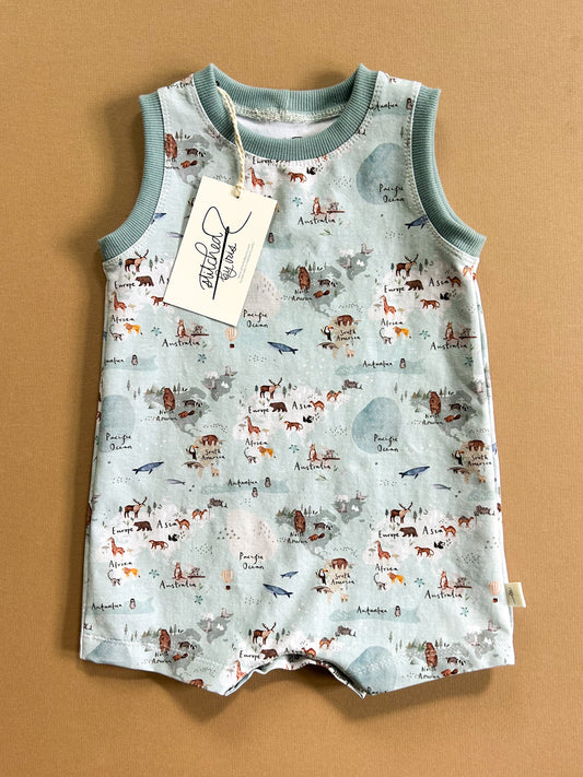 9-12M Tank Romper (travel)