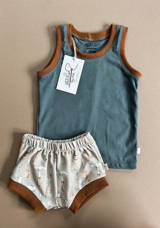 18-24M Tank & Shorties Set (tools)